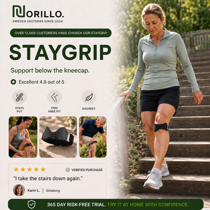 StayGrip knee strap hero