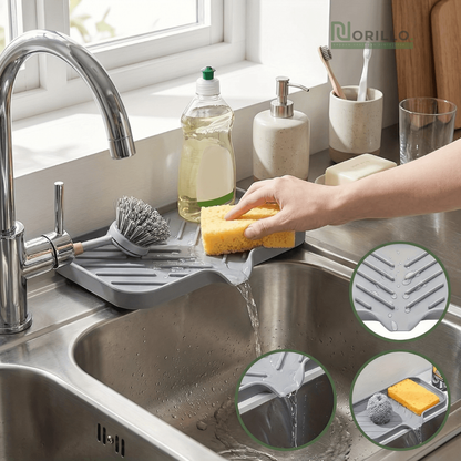 Norillo™ - Silicone Draining Tray for Kitchen & Bathroom (13 x 24 cm)