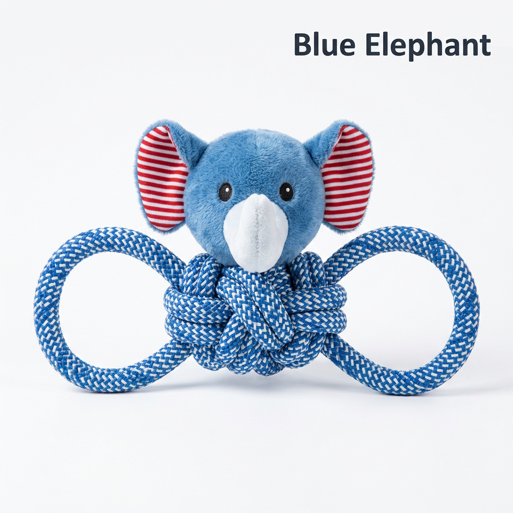 dogtoy blue elephant