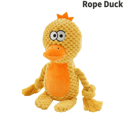 dogtoy rope duck
