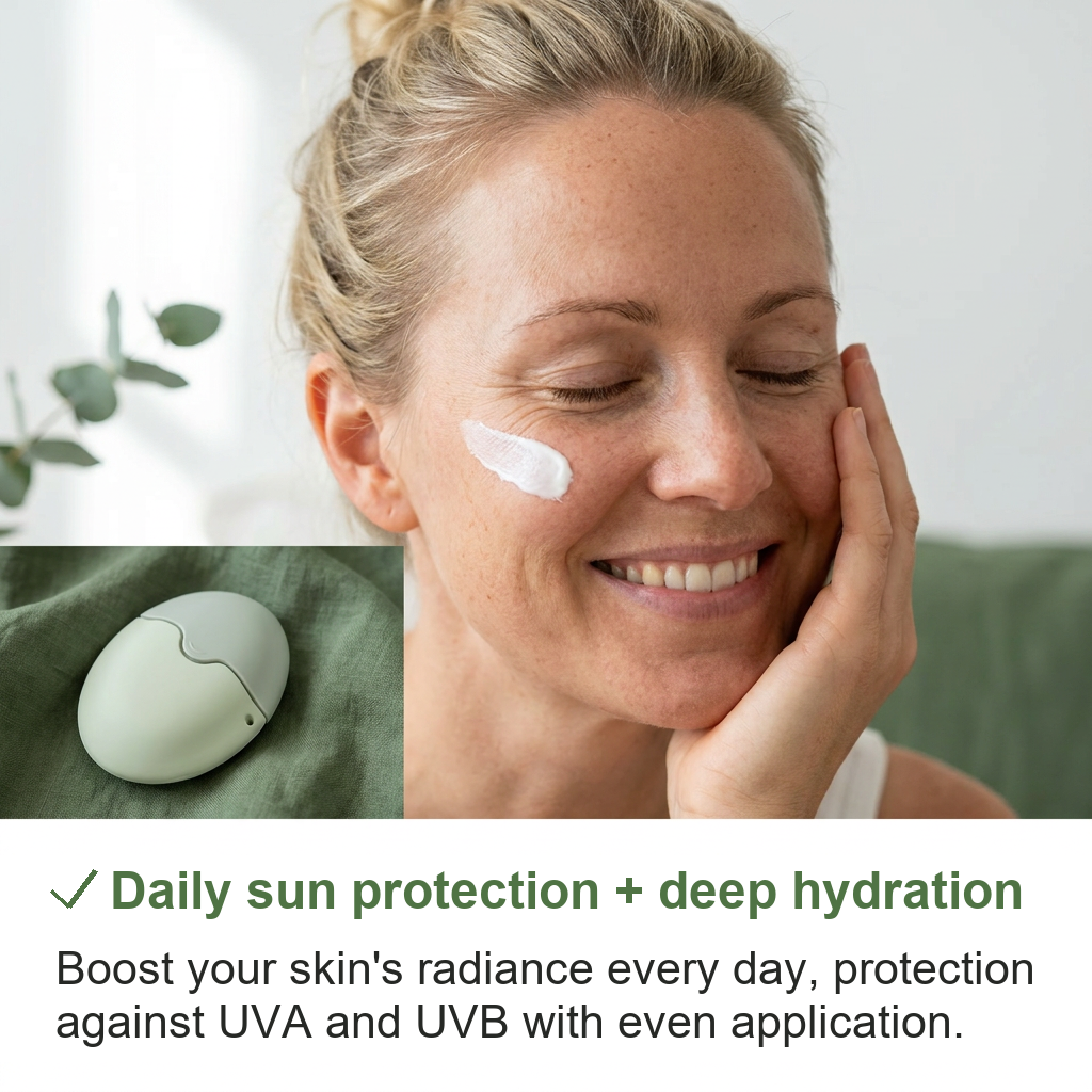 Daily sun protection plus deep hydration