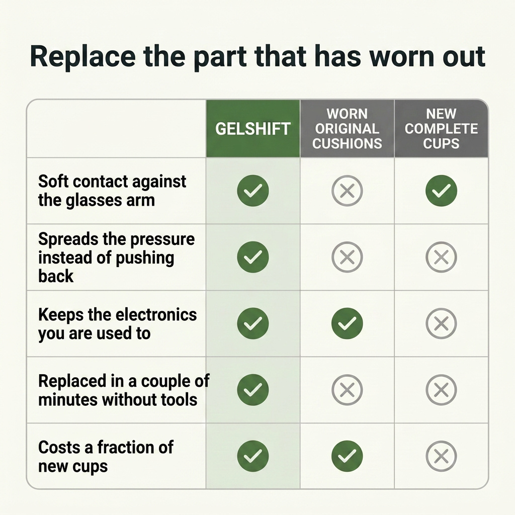 Norillo® - GelShift - Gel Cushions That Make Ear Defenders Comfortable Again