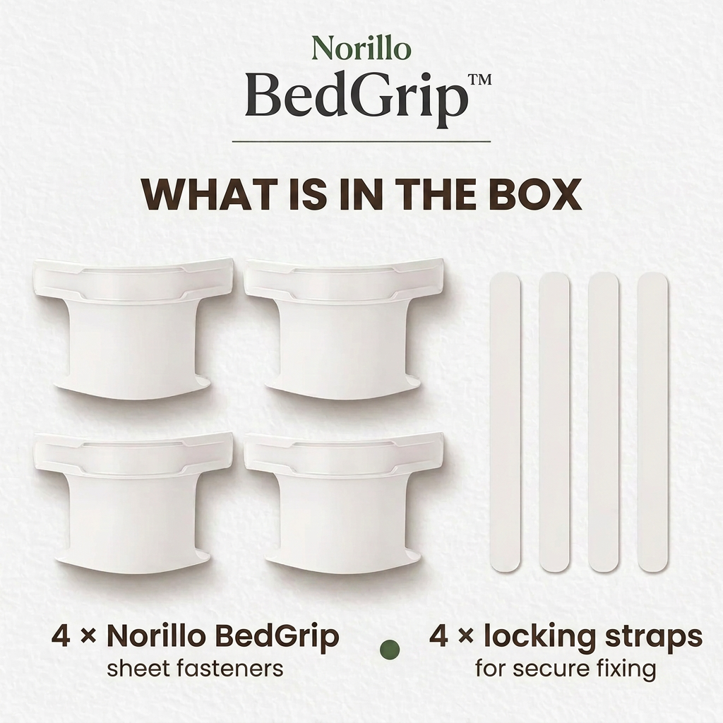 Norillo™ - BedGrip - Say Goodbye to Loose Corners and Wrinkled Sheets for Good