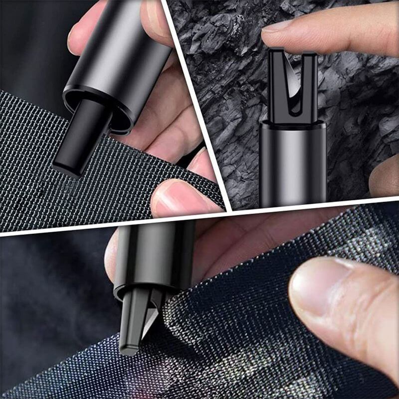 Norillo™ - 2-in-1 Car Rescue Tool: Window Breaker and Seatbelt Cutter in One