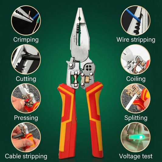 Norillo™ - 8-in-1 Wire Stripping Tool for Fast Cutting & Cable Work