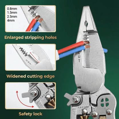 Norillo™ - 8-in-1 Wire Stripping Tool for Fast Cutting & Cable Work
