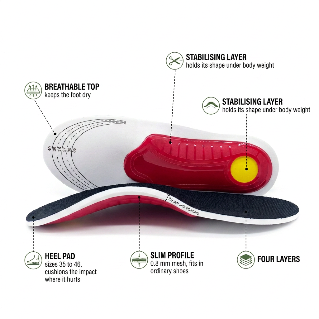 Norillo® - StepFirm - Firm Insoles That Support Your Arch All Day