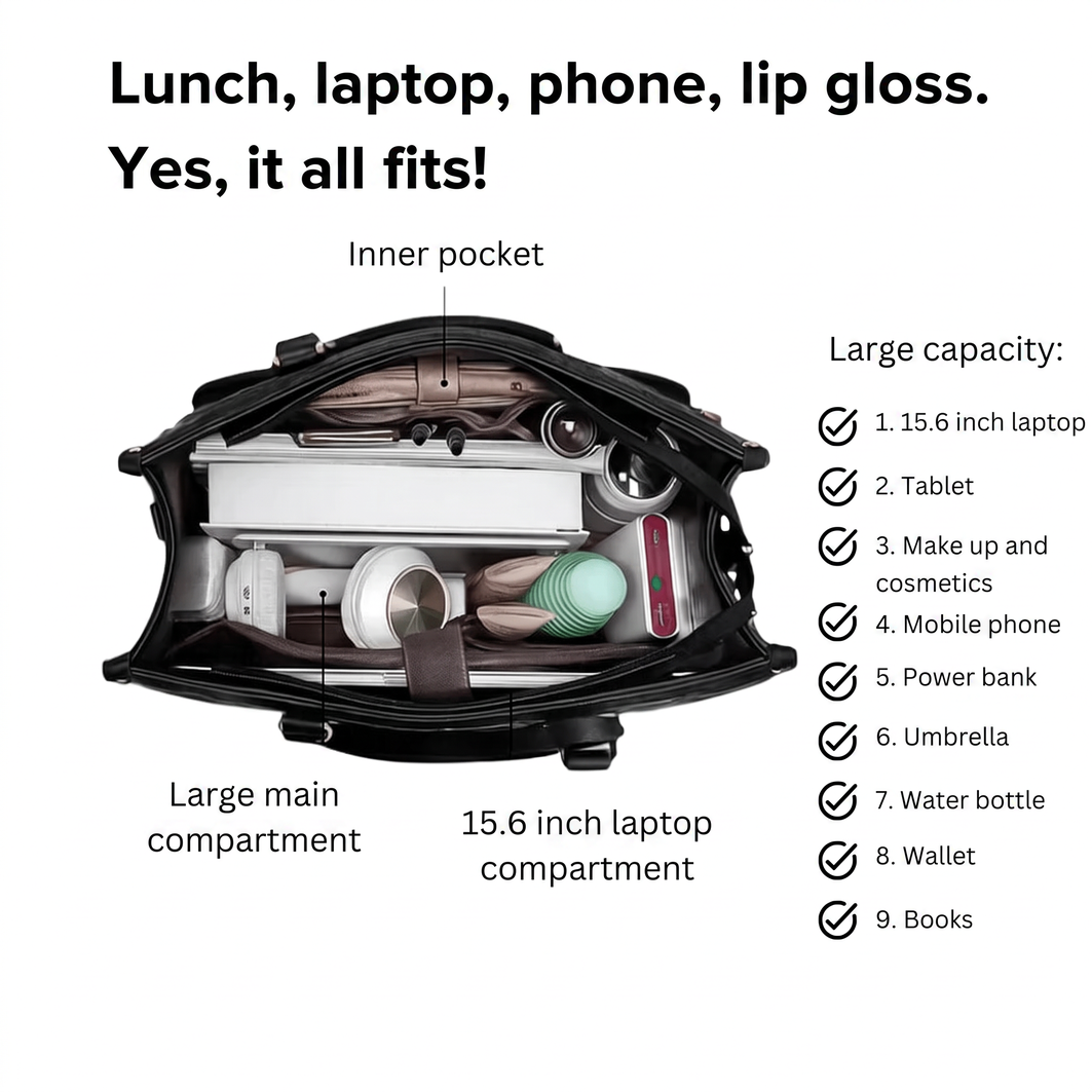 Norillo™ - Stylish Lunch & Work Bag with Insulated Cool Compartment