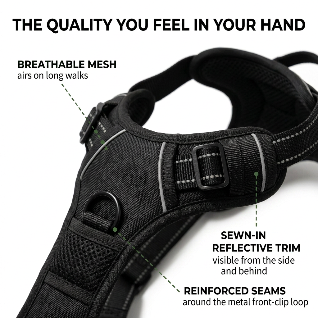 Norillo® - CalmStride - Front-Clip Dog Harness for Calmer Walks
