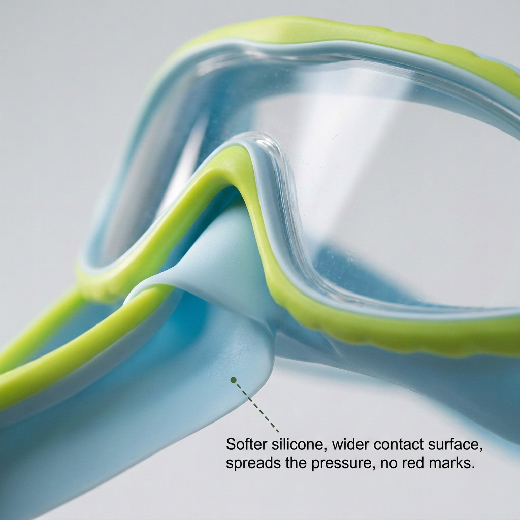 Norillo® - ClearDive - Kids' Swimming Goggles That Stay Put Without Tangled Hair
