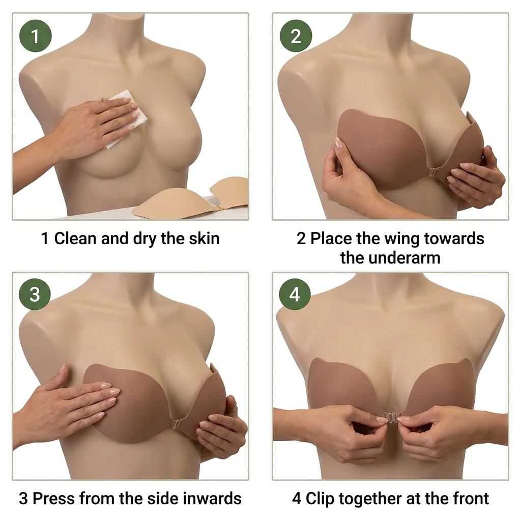Norillo® - BareCurve - Adhesive Bra That Shapes Under Backless Outfits