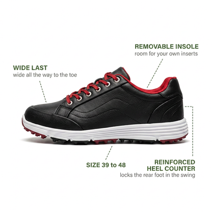 Norillo® - WideStride - Comfortable Golf Shoes for Wide Feet, All the Way Round