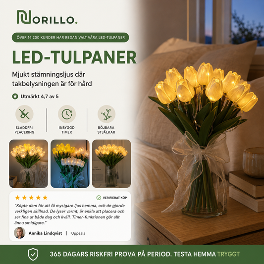 Norillo™ - LED Tulips That Light Up Your Home With Zero Upkeep