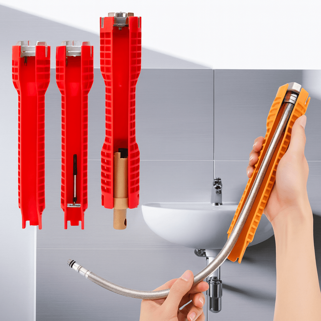 Norillo™ - 8-in-1 Pipe Wrench for Tight Spaces & Fast Plumbing Repairs