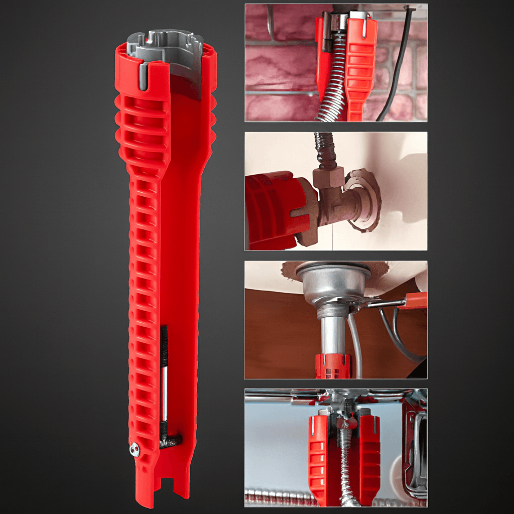 Norillo™ - 8-in-1 Pipe Wrench for Tight Spaces & Fast Plumbing Repairs