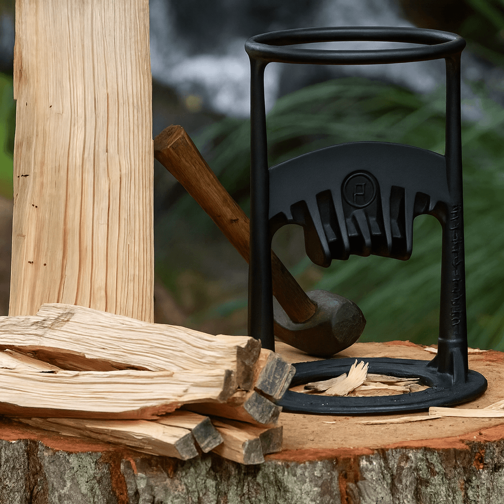 Norillo™ - Safe Steel Wood Splitter for Perfect Kindling Without an Axe