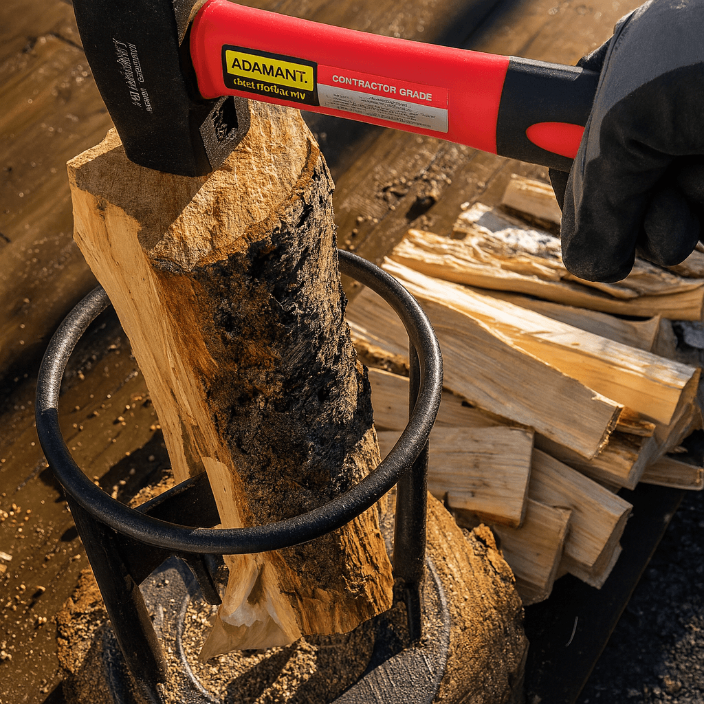 Norillo™ - Safe Steel Wood Splitter for Perfect Kindling Without an Axe