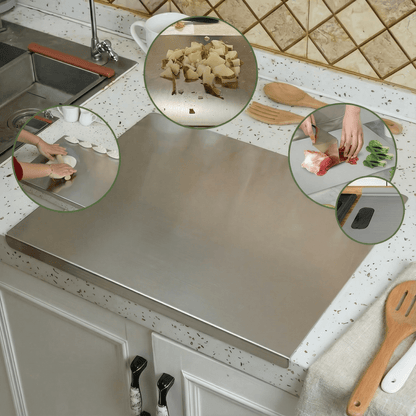 Norillo™ - Hygienic & Bacteria-Resistant - Stainless Steel Chopping Board