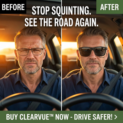 ClearVue - Sharp Vision in the Sun Over Your Everyday Glasses