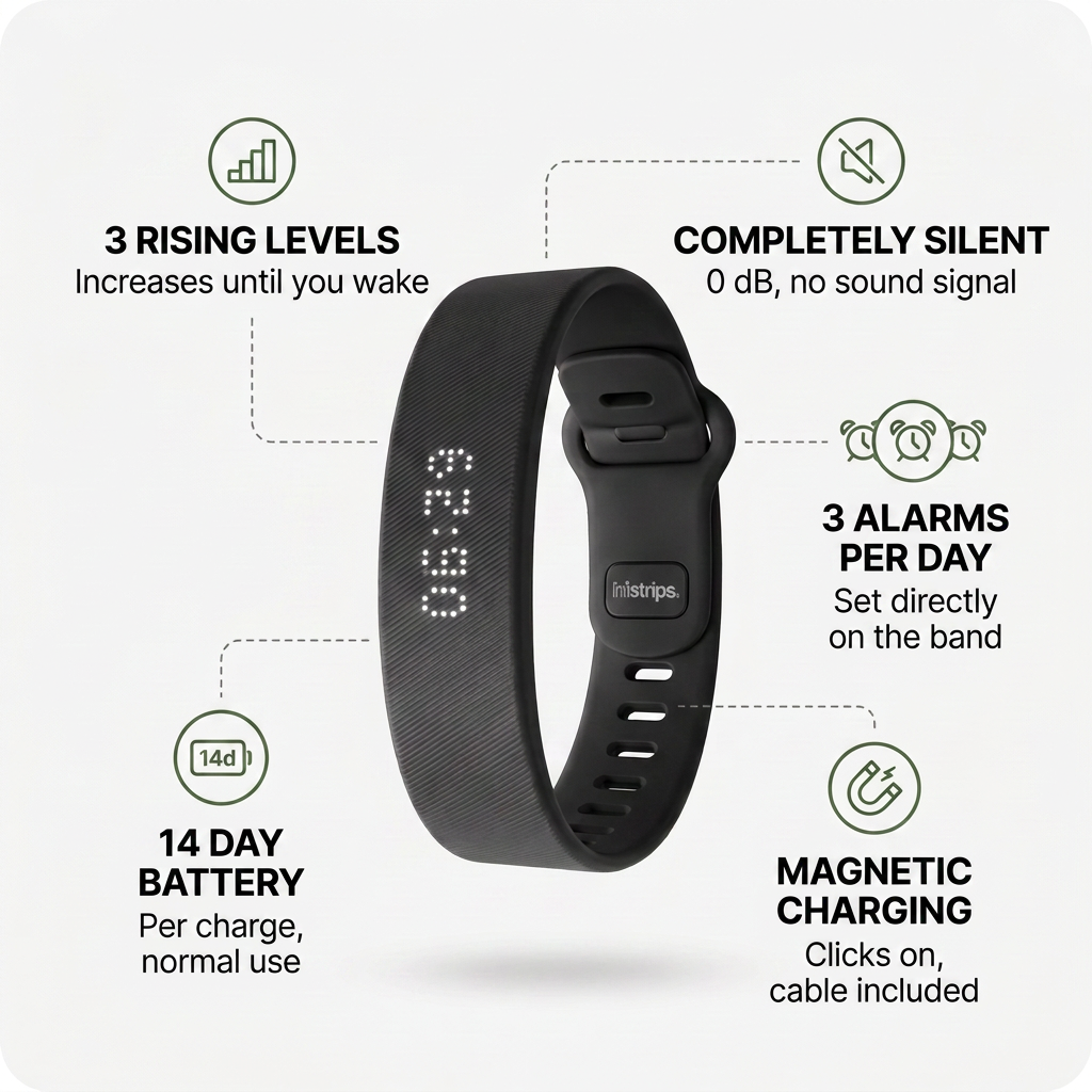 Norillo® - PulseWake - Vibrating Wake-Up That Doesn't Disturb Your Partner