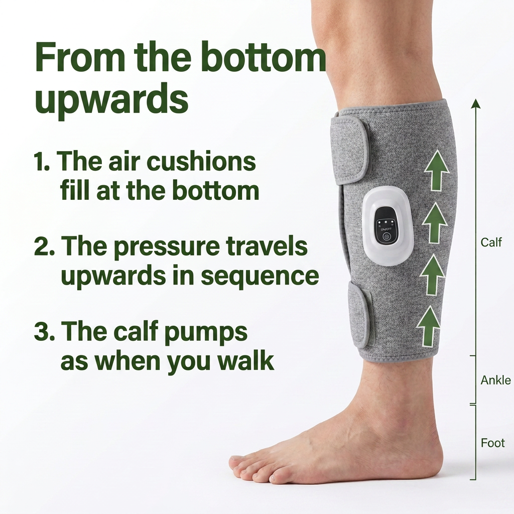 Norillo® - PulseWrap - Heated Calf Massage That Eases Heavy Legs