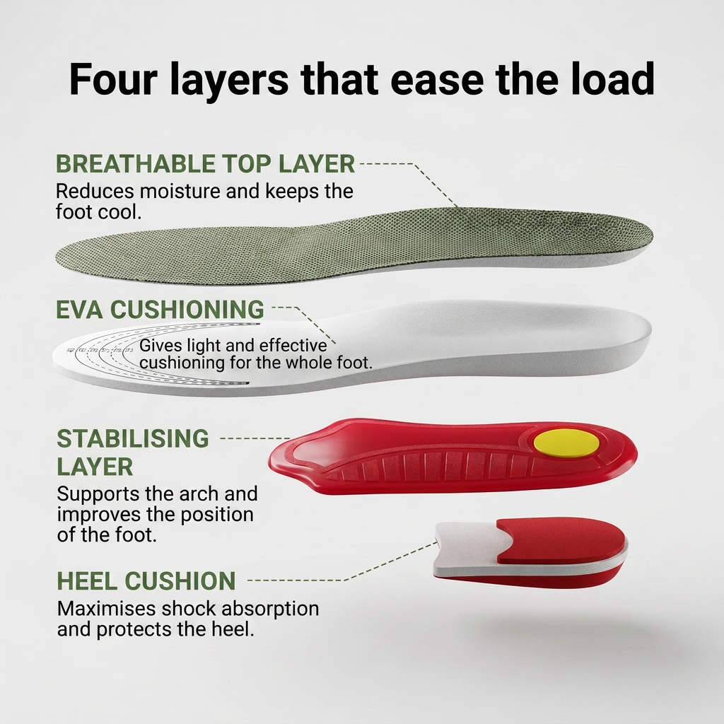 Norillo® - StepFirm - Firm Insoles That Support Your Arch All Day