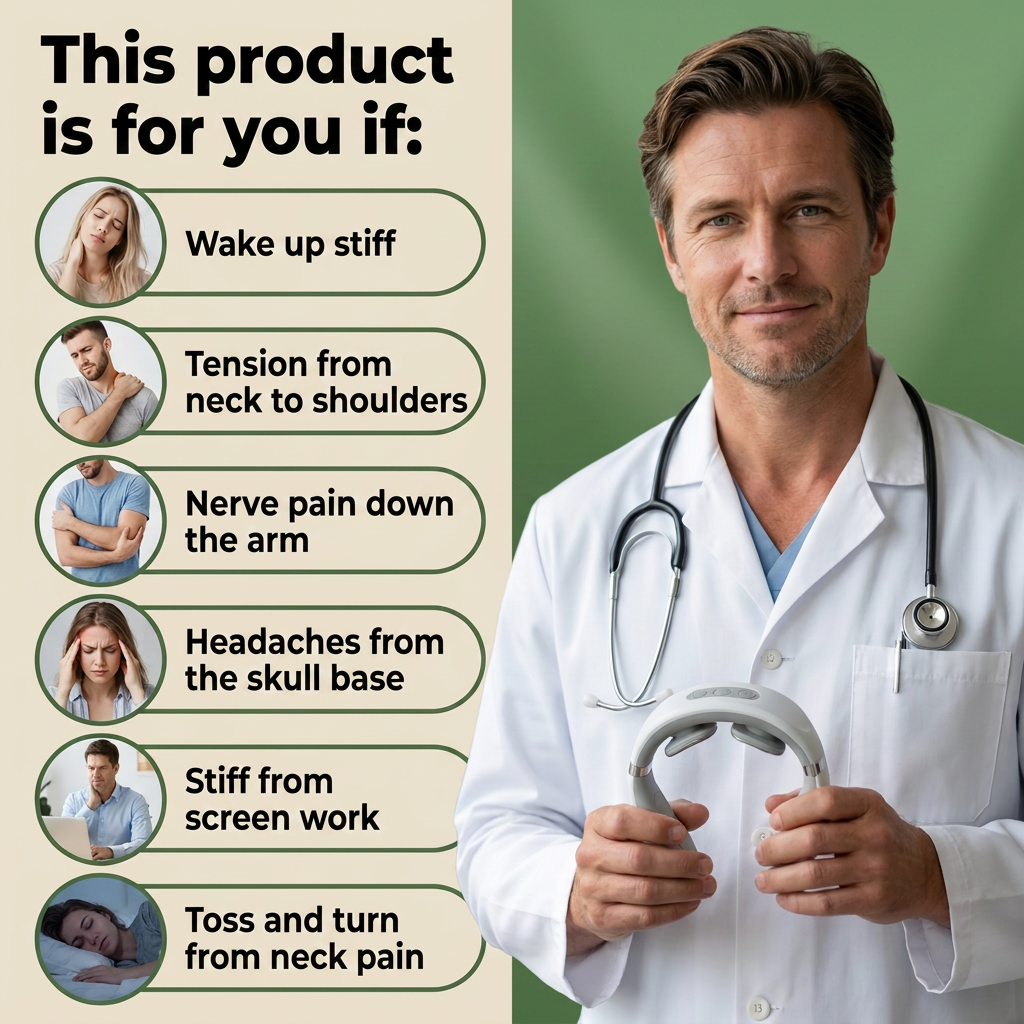Norillo™ - CervoFlex Pro - Relieves a Stiff Neck with Heat & Pulse