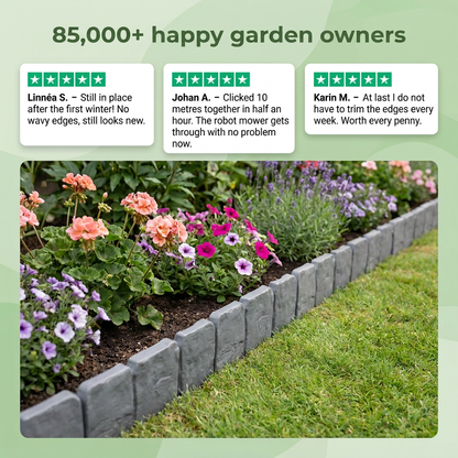 Norillo™ - Stone-Look Garden Edging That Stops Grass Creeping In