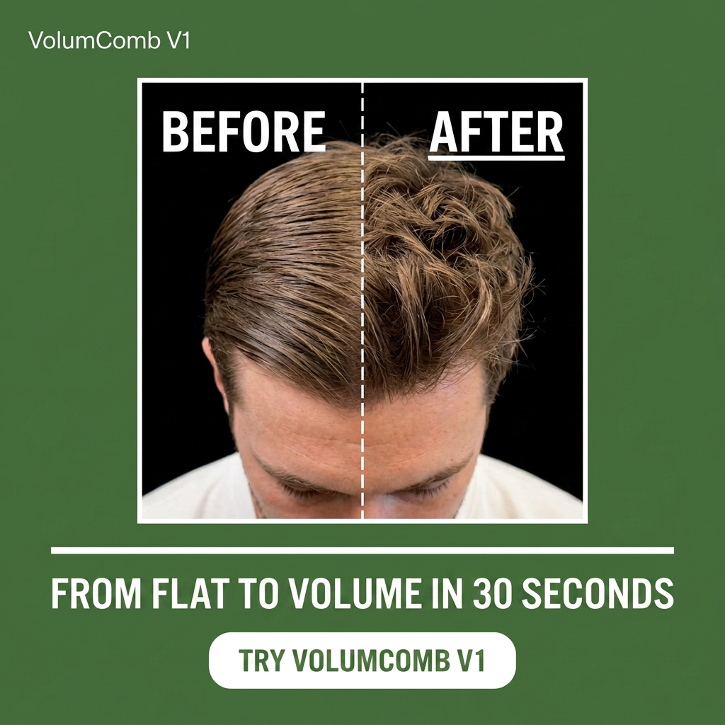 Norillo® - VolumComb V1 - A Hairstyle in 30 Seconds Without Breakage