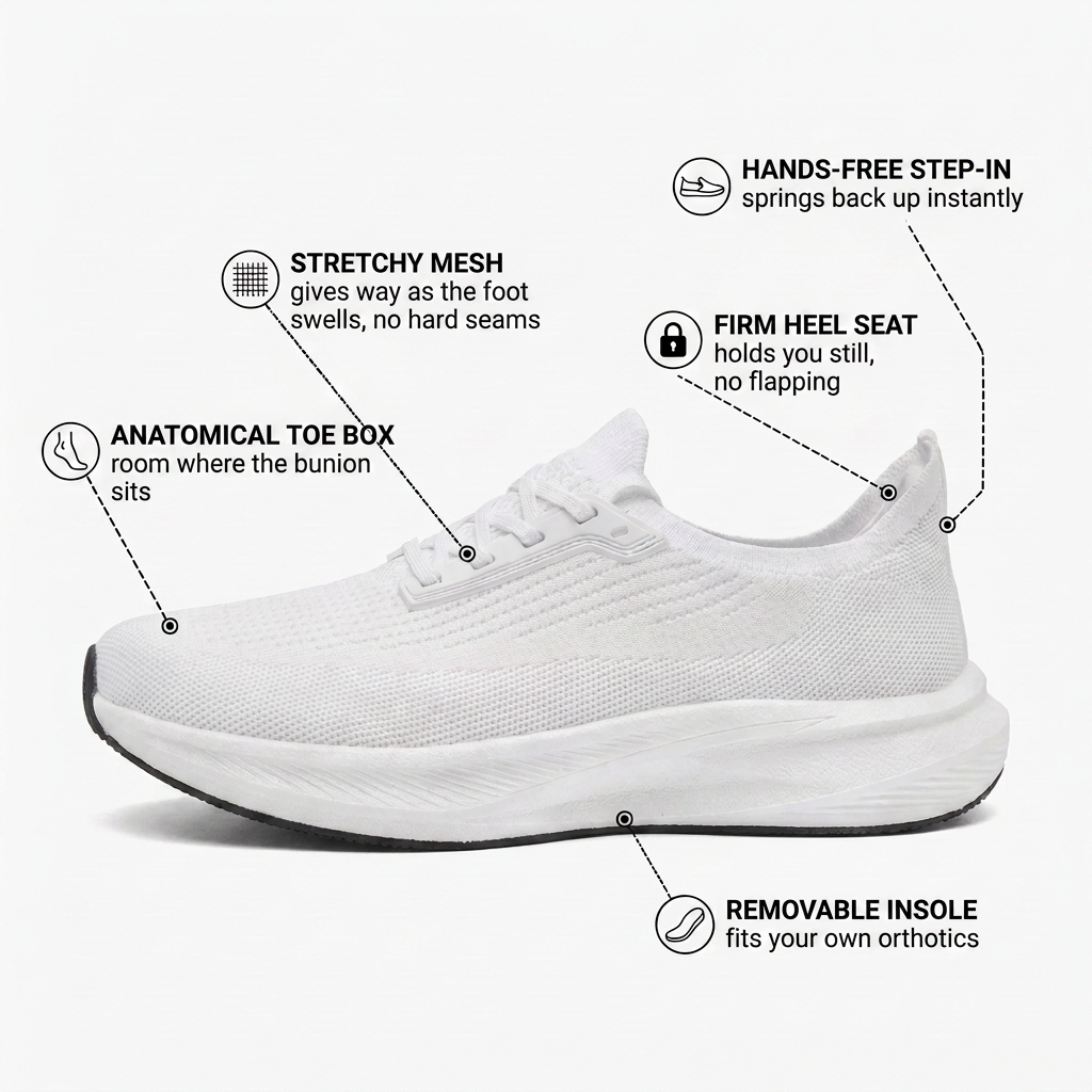 Stigré™ - Hallux - Everyday Sneakers You Step Into Without Bending Down