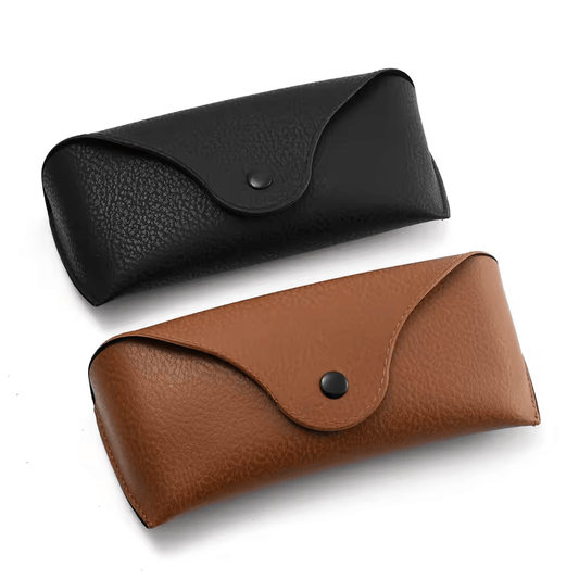 Premium Soft Leather Case for Multifocal Glasses
