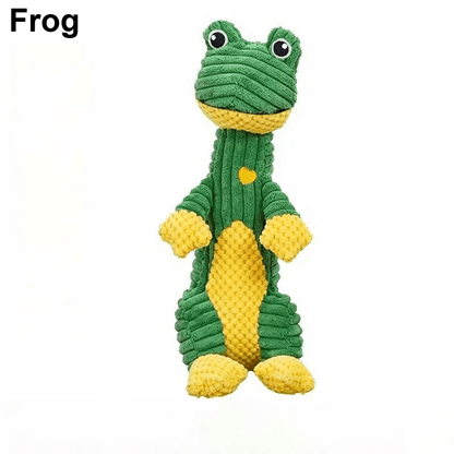 Frog dog chew toy
