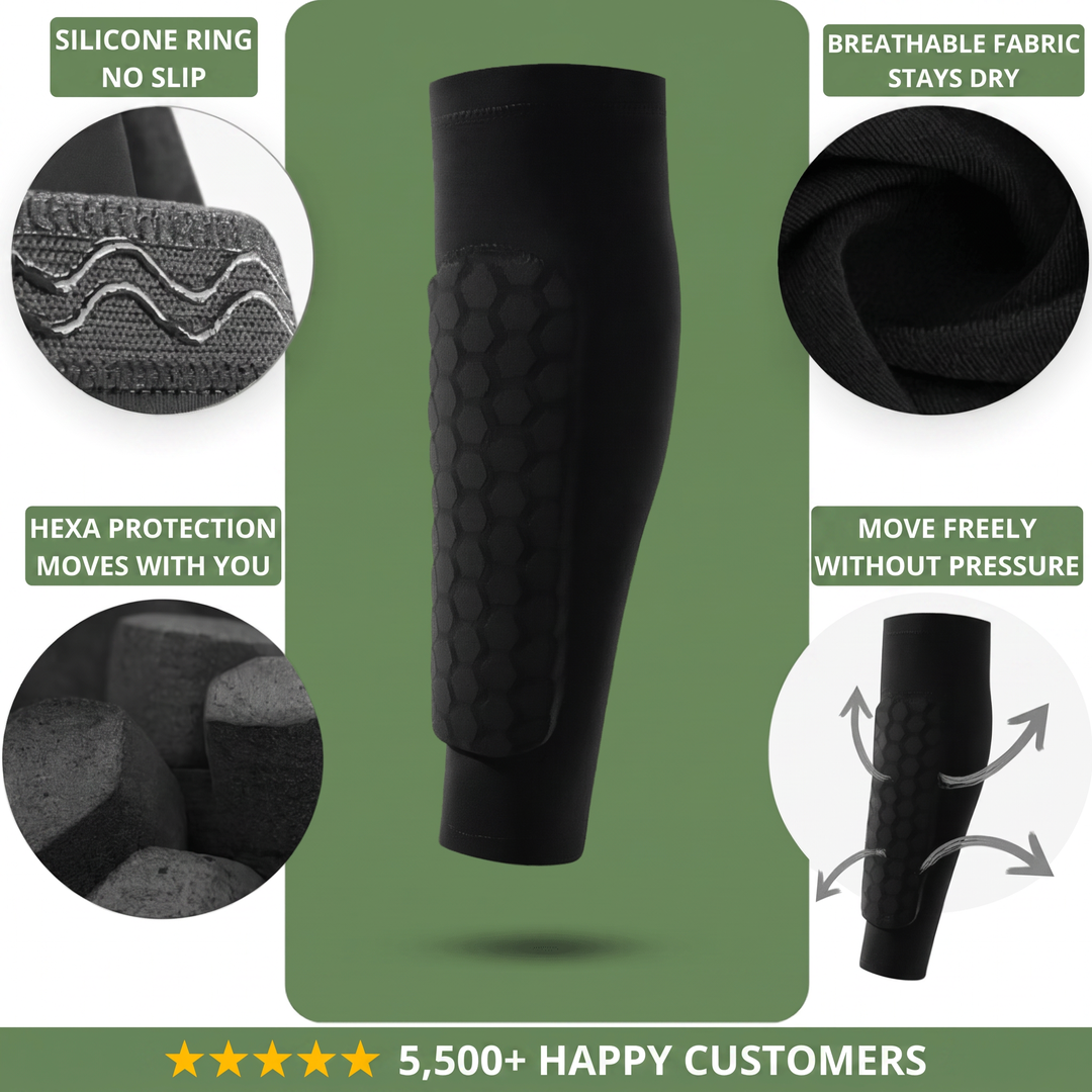 Shin guard features
