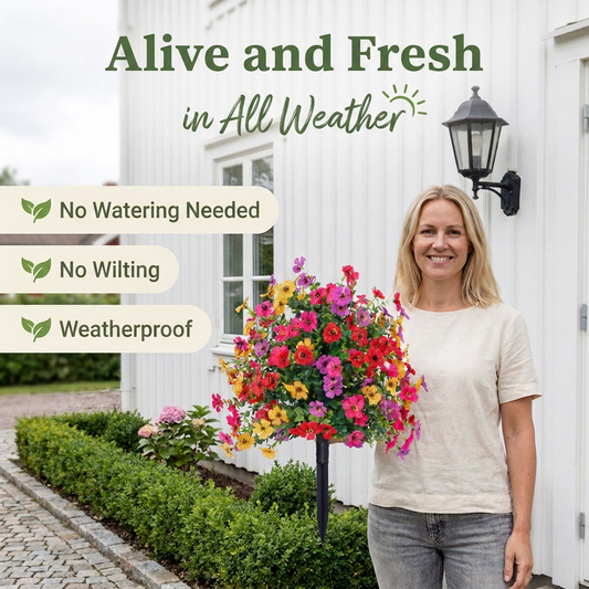 FloraLux artificial flowers - alive and fresh in all weather