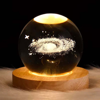 Norillo™ - Crystal Globe with Magical Starry-Sky Shimmer for Cosy Room Lighting