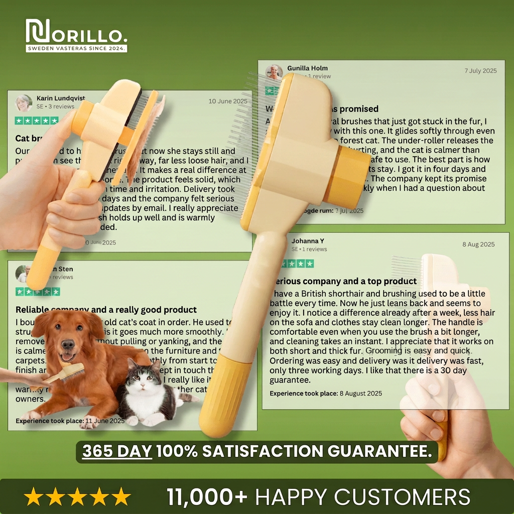 Norillo™ - Cat Brush That Stops Shedding and Keeps Your Home Clean