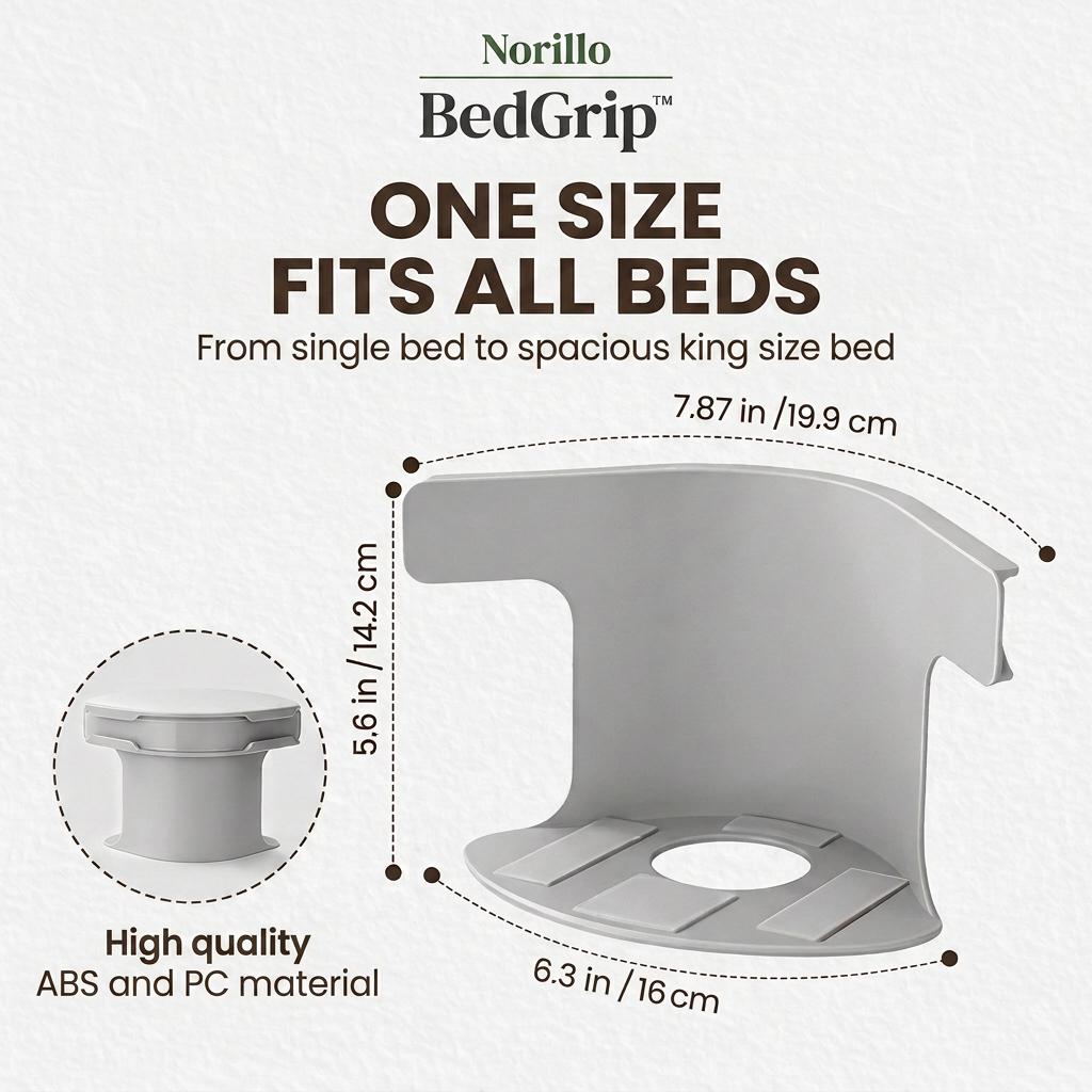 BedGrip one size fits all beds, dimensions