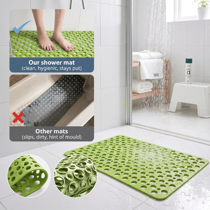 Anti-slip shower mat comparison
