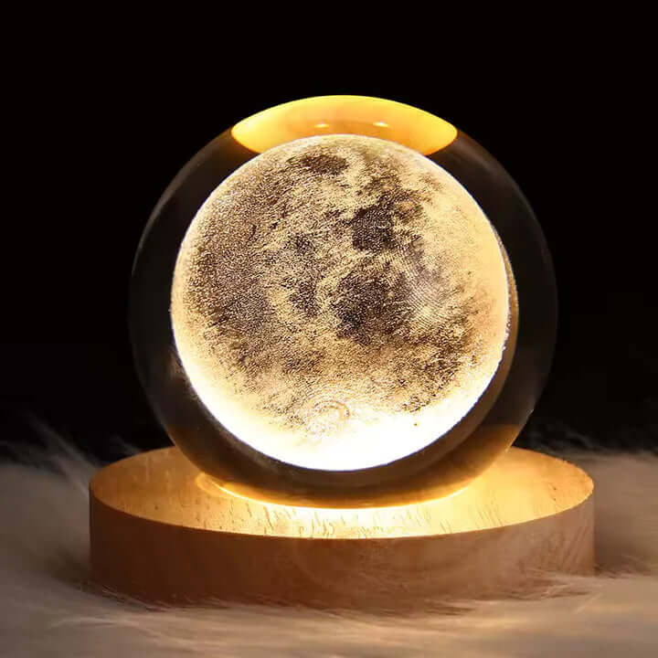Norillo™ - Crystal Globe with Magical Starry-Sky Shimmer for Cosy Room Lighting