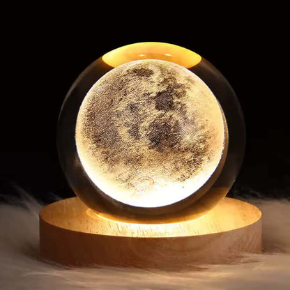 Norillo™ - Crystal Globe with Magical Starry-Sky Shimmer for Cosy Room Lighting