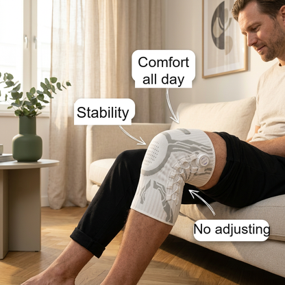 Knee brace comfort callouts