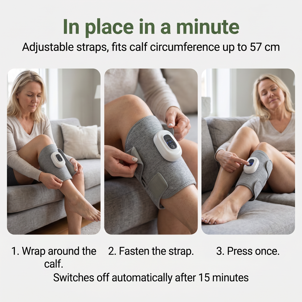 In place in a minute steps