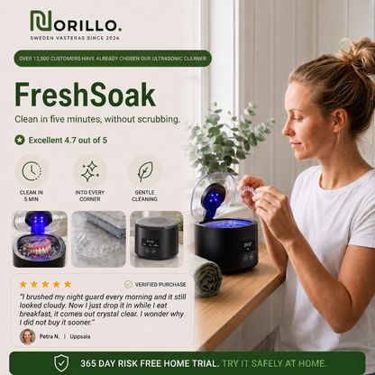FreshSoak ultrasonic cleaner clean in five minutes without scrubbing