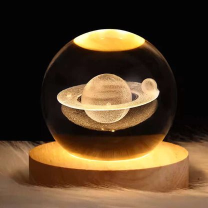 Norillo™ - Crystal Globe with Magical Starry-Sky Shimmer for Cosy Room Lighting
