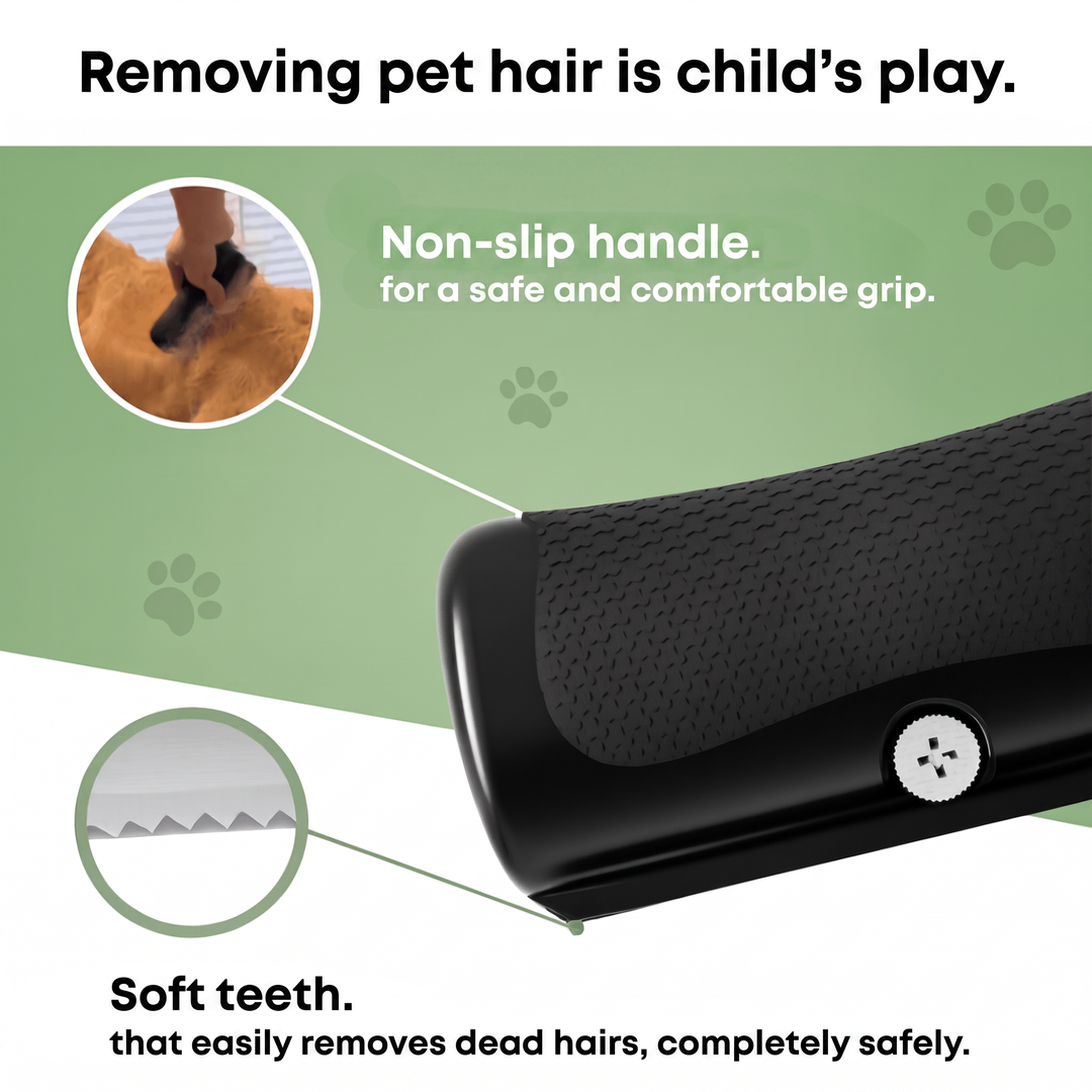 Removing pet hair is child's play