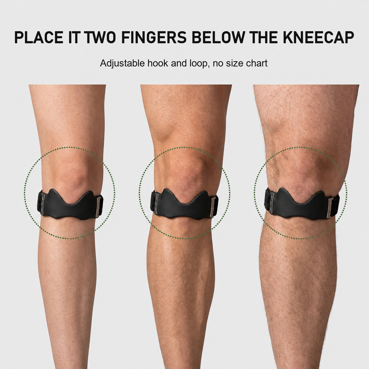 Norillo® - StayGrip - Knee Strap With Targeted Support That Stays Put When You Move
