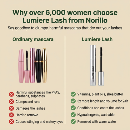 Lumière Lash™ - Mascara for 3-5x Longer, Fuller Lashes