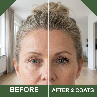 Before and after two coats