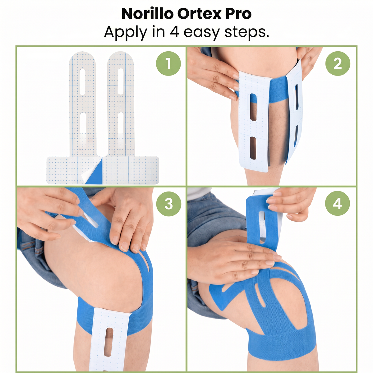 Norillo Ortex Pro apply in 4 easy steps